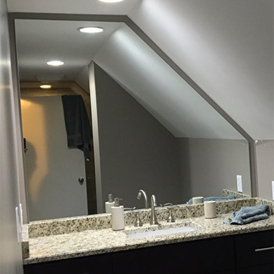 custom bathroom bedroom living room mirrors